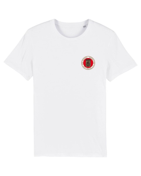 Unisex T-Shirt Rot-Weiß